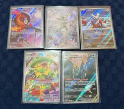 Pokemon Tcg English AR Cards Bundle Including N’s Reshiram - Image 1