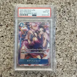 Boa Hancock One Piece Card Game Alt Art Japanese OP01-078 PSA 10 - Image 1