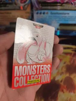 Pokemon Karte Card carddass Monsters collection Red 1996 japanese Lickitung Gd- - Image 3