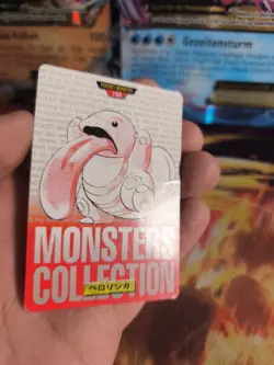 Pokemon Karte Card carddass Monsters collection Red 1996 japanese Lickitung Gd- - Image 5