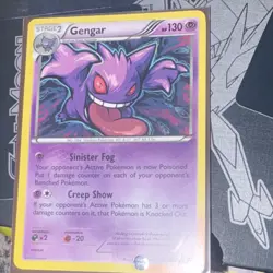 Pokemon Gengar Stage 2 Card 60/162 Deck Exclusives HP 130 Rare Regular English - Image 1