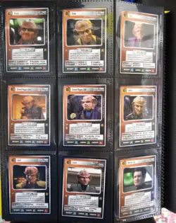 Star Trek CCG 1E Rules of Acquisition (RoA) Full RARE 50-Card Set + C/UC Extras - Image 4