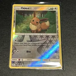 Eevee 166/236 Cosmic Eclipse Reverse Holo Common Pokemon Card - NM/M * - Image 3