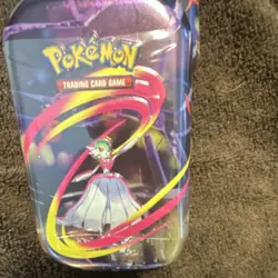 Pokemon Gardevoir Tin 2015 Trading Card Game Metal Collectible Purple Red Yellow - Image 1