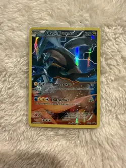 Pokemon TCG Black Kyurem XY80 Full Art Black Star Promo Card 2015 - Image 1