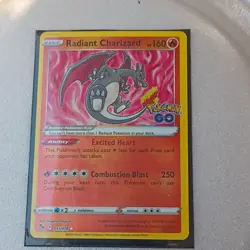 Pokemon Radiant Charizard 011/078 Pokemon GO Holo Radiant Rare Card - Image 1