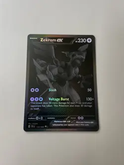 Pokemon Zekrom EX Black Bolt 172/086 SV10.5 BWR TCG Card - Image 1