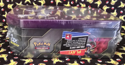 Pokemon TCG: Mewtwo & Mew GX Tag Team Power Partnership Tin Factory Sealed - Image 3