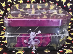 Pokemon TCG: Mewtwo & Mew GX Tag Team Power Partnership Tin Factory Sealed - Image 5