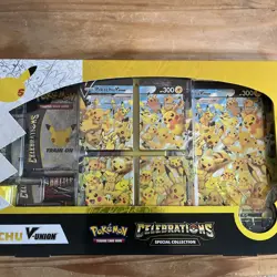 Pokemon TCG Celebrations Special Collection - Pikachu V-UNION 25th Anniversary⚡ 820650809156 - Image 2