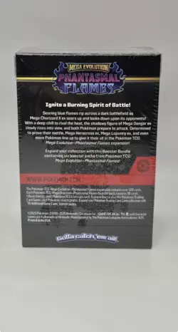 🔥 Sealed Phantasmal Flames Booster Bundle Pokemon TCG Mega Evolution - Image 3