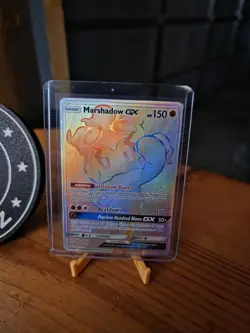 Marshadow GX 156/147 Pokemon TCG Burning Shadows Sun & Moon Secret Rare NM - Image 2