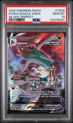 Rayquaza VMAX TG20/TG30 PSA 10 - 2022 Pokemon Silver Tempest Trainer Gallery - Image 1