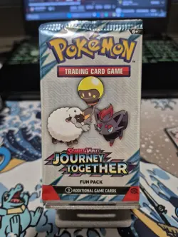 Pokemon TCG X15 Journey Together Scarlet Violet Fun Pack - Image 1
