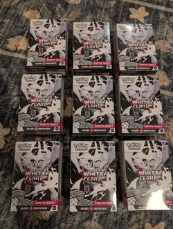 Pokemon TCG: White Flare Booster Bundle (x9 LOT) - 54 Packs total - NEW, READ - Image 1