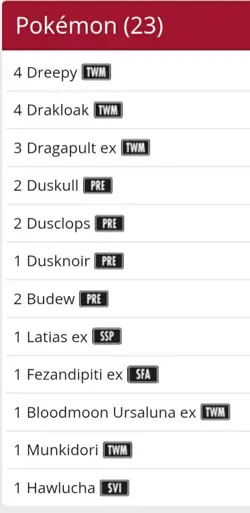 Pokemon Tournament Deck Regional Sydney #5 Dragapult Dusknoir Ready To Play - Image 2