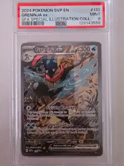Greninja EX #SVP132 PSA 9 MINT – 2024 Pokemon Promo Black Star Holo - Image 1