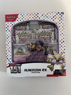 Pokemon TCG: Scarlet & Violet-151 Alakazam ex Collection Booster Box 820650855269 - Image 1