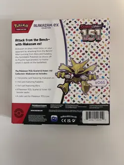 Pokemon TCG: Scarlet & Violet-151 Alakazam ex Collection Booster Box 820650855269 - Image 2
