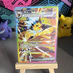 Jolteon ex 153/131 Pokemon Scarlet Violet Prismatic Evolutions Illustration Rare - Image 2