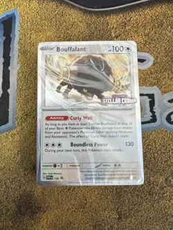 Pokemon SEALED Bouffalant SVP 136 Stellar Crown Build-n-Battle Prerelease Kit!! - Image 1