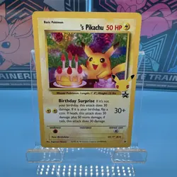 Birthday Pikachu 24 Pokemon Celebrations Classic Collection No Whitening Mint! - Image 1