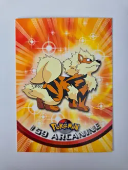 Pokemon Arcanine #59 - 1999 Topps TV Animation Edition - Image 1