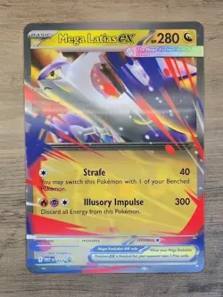 Pokemon TCG Mega Latias ex 011 Black Star Promo Mega Evolution JUMBO NM - Image 1