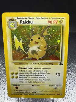Pokemon TCG: Raichu 14/62 - Holo Rare - Fossil Unlimited - *HP* - Image 1