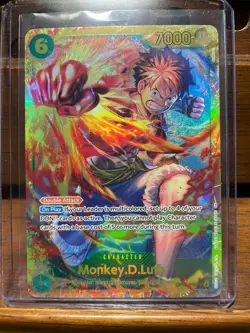 Monkey D. Luffy Secret Rare - Carrying On His Will #OP13-118 SEC One Piece TCG - Image 1