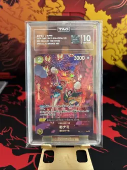 Special Alternate Art O-Nami One Piece 2024 OP07 Japanese SP OP06-101 R TAG 10 - Image 1
