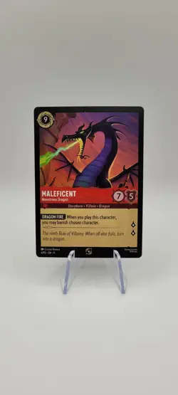 Disney Lorcana TCG: Maleficent- Monstrous Dragon (Promo) 4/P3 - NM - Image 1