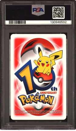 Pokemon 2006 Ariados/Spinarak 6 Of Diamonds 10th Anniversary Playing Cards PSA 7 - Image 2