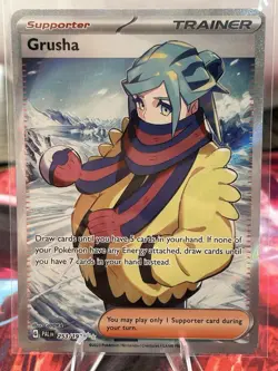 Pokemon TCG Grusha Paldea Evolved Trainer Full Art Ultra Rare Card 253/193 - Image 1