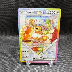 Pokemon Scarlet & Violet Black Star Promo Card Eevee Ex #SVP174-LP - Image 1