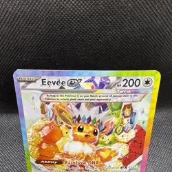 Pokemon Scarlet & Violet Black Star Promo Card Eevee Ex #SVP174-LP - Image 2