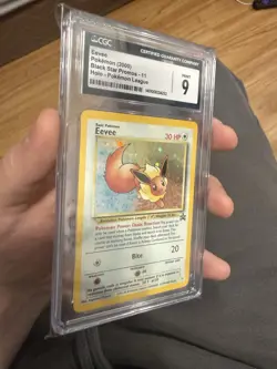 Pokemon TCG Eevee Black Star Promos 11 Holo CGC 9 - Image 2