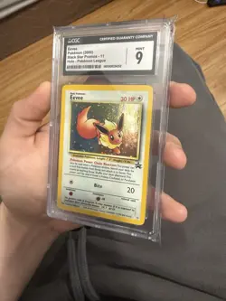 Pokemon TCG Eevee Black Star Promos 11 Holo CGC 9 - Image 3