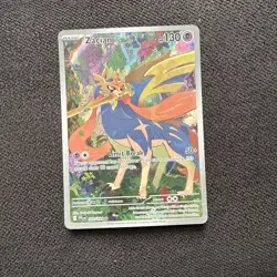 Pokemon TCG ME02: Phantasmal Flames - Zacian Illustration Rare Holofoil 100/094 - Image 1