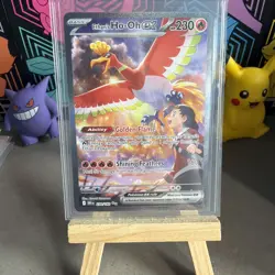 Pokemon Ethan's Ho-Oh EX 230/182 Sv10 Destined Rivals Holo Special Illustration - Image 1