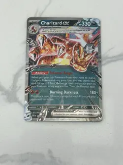 Pokemon Charizard ex SVP 196 Tera Double Rare Holo 330 HP English - Image 1