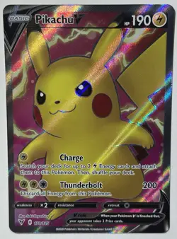 Pokemon TCG Pikachu V Full Art - Image 1