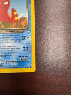 Pokemon TCG Dark Octillery 62/105 Neo Destiny 1st Edition NM- - Image 5