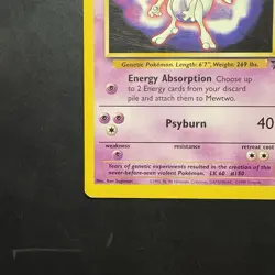 Pokemon TCG Mewtwo #3 WotC Promo Card Vintage 1999 - Image 5