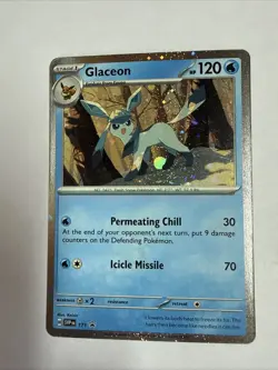 Glaceon Promo Prismatic Evolutions Black Star Pokemon TCG 171 Cosmos Holo L - Image 1