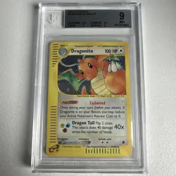 Dragonite Holo Rare 9/165 Expedition Beckett 9 WOTC Vintage Pokemon - Image 1