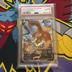 PSA 10 Charizard V #100 SR Star Birth s9 Japanese Pokemon Sword & Shield - Image 3