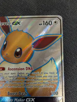 Pokemon TCG Eevee GX Full Art Sun & Moon Promo SM242 - LP - Image 5
