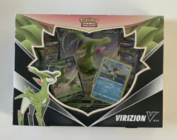 Virizion V POKEMON TCG Sealed Box with 4 Booster Packs - Image 1