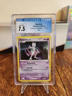 Mewtwo 11/146 CGC 7.5 2008 Legends Awakened Holo Rare Graded Pokemon TCG NM+ - Image 2